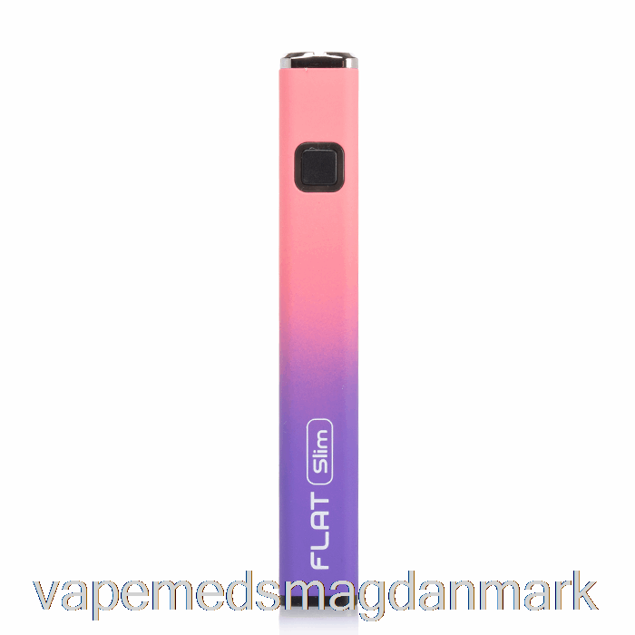 Vape Med Smag Yocan Flat Slim 350mah Batteri Lilla Pink